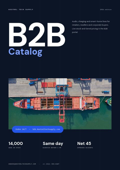 B2B Catalog catalog template cover