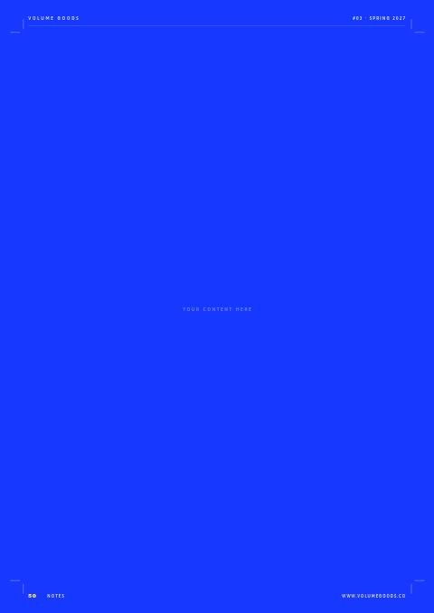 Bold Catalog — Framed Blank page