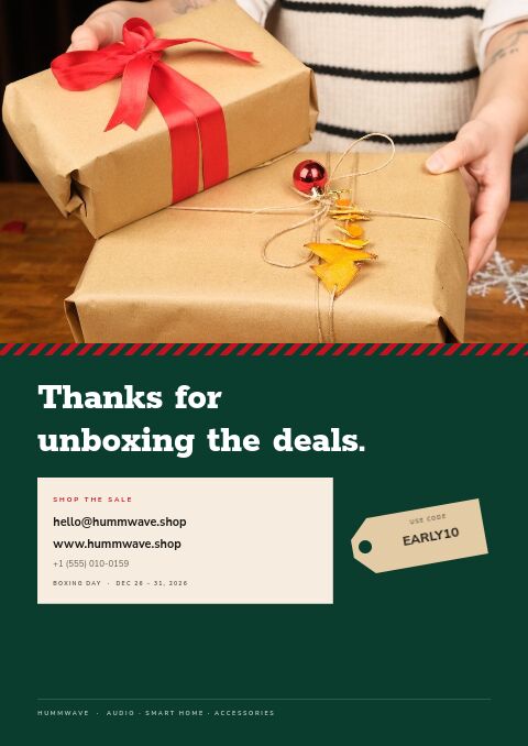 Boxing Day — Back Cover page