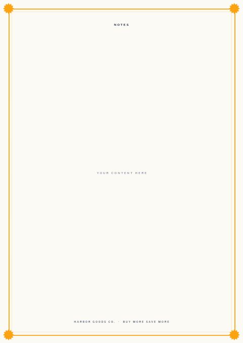 Buy More Save More — Framed Blank page