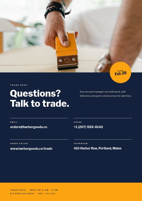 Buy More Save More — Contact / Info page