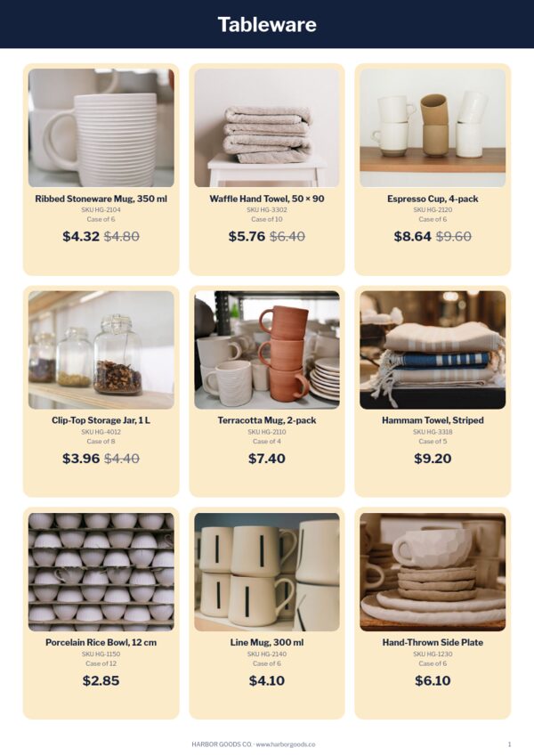 Buy More Save More — product page, 3 × 3 grid