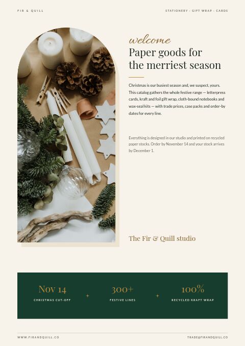 Christmas — Welcome / About page