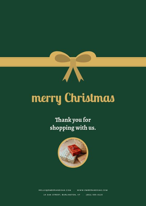 Christmas Gift Guide — Back Cover page