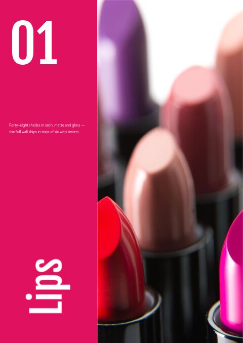 Cosmetics Catalog — Collection Divider page