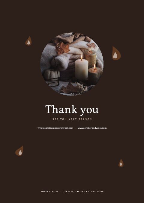 Cozy Season — Back Cover page