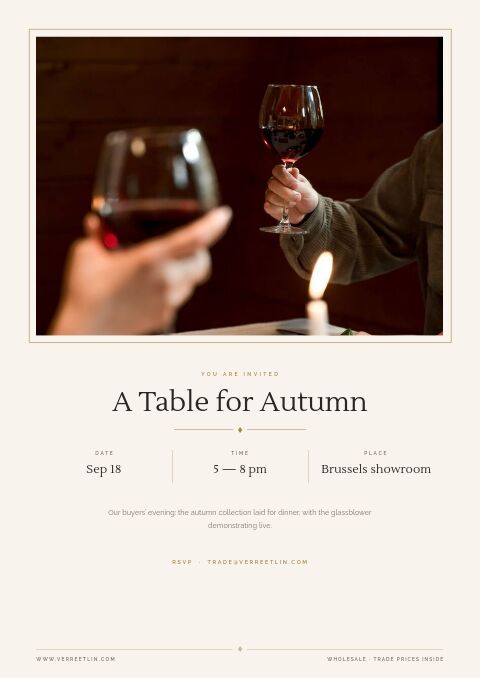 Elegant Catalog — Event / Launch page