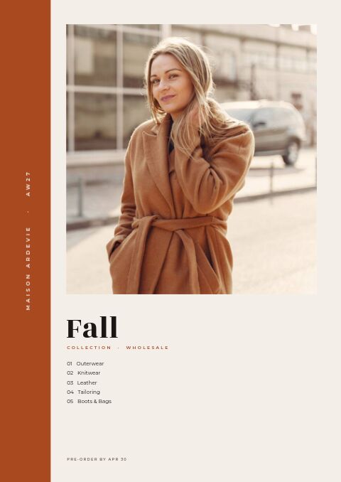 Fall Collection — Cover · band page