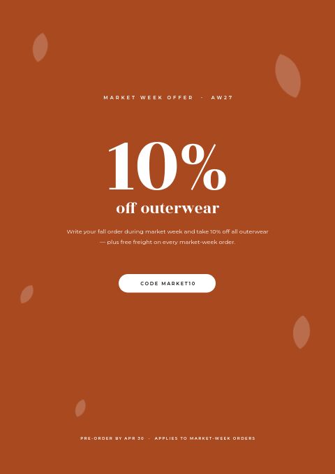 Fall Collection — Promo / Sale page