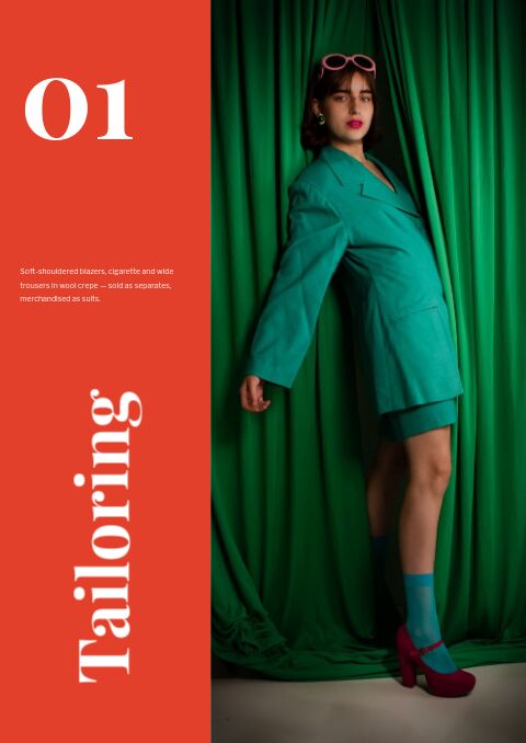Fashion Lookbook — Collection Divider page