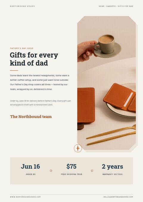 Father’s Day — Welcome / About page