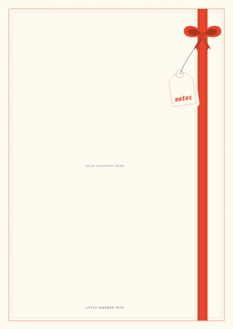 Gifts for Kids — Framed Blank page