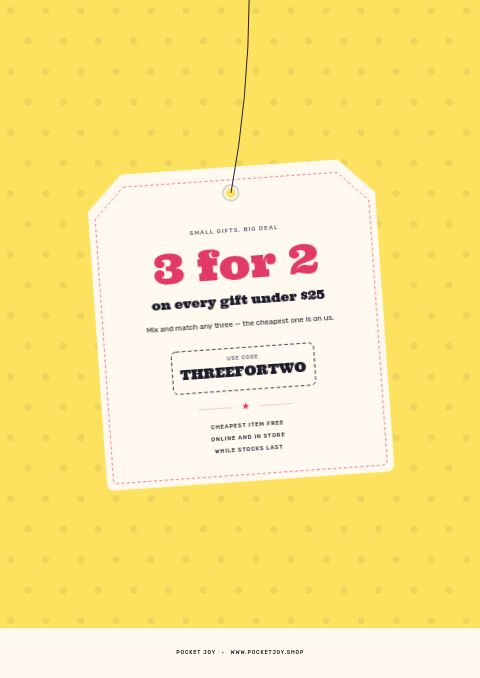 Gifts Under $25 — Promo / Sale page
