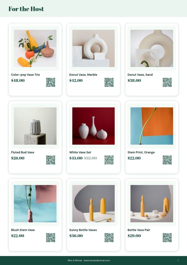 Gifts Under $50 — product page, 3 × 3 grid