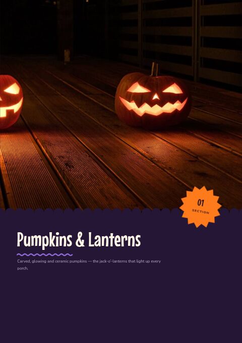 Halloween — Collection Divider page