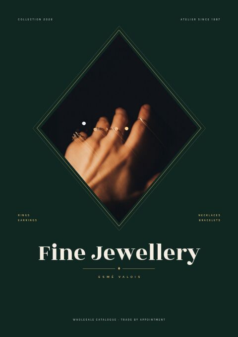 Jewelry Catalog catalog template cover