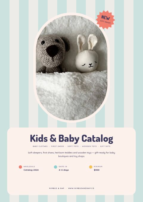 Kids & Baby Catalog — Cover · band page