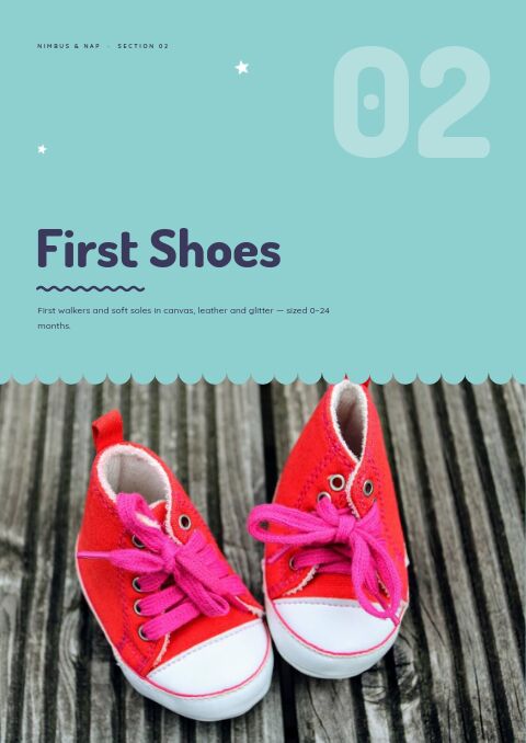 Kids & Baby Catalog — Collection Divider page