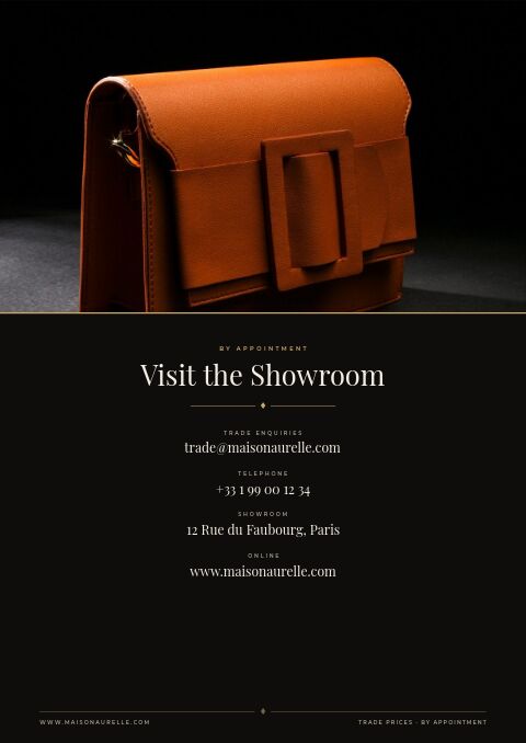 Luxury Catalog — Contact / Info page
