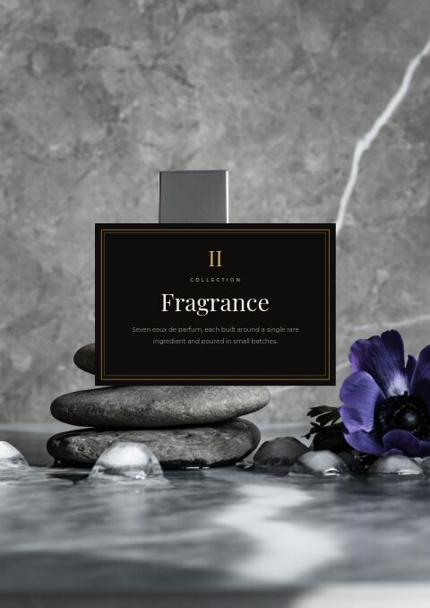 Luxury Catalog — Collection Divider page