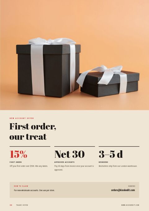 Magazine Style — Promo / Sale page
