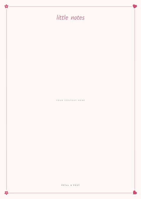 Mother’s Day — Framed Blank page