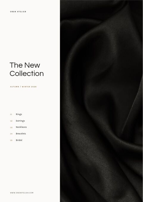 New Collection — Cover · band page