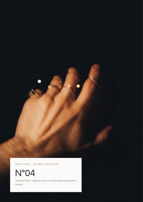 New Collection — Cover · poster page