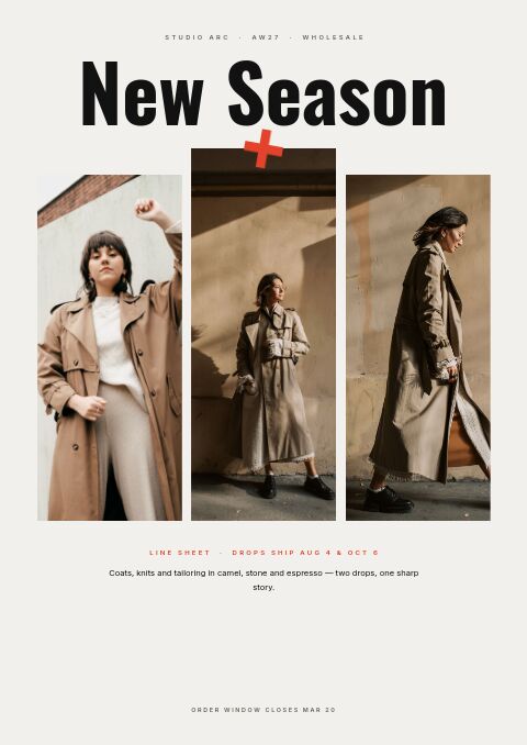 New Season — Cover · poster page