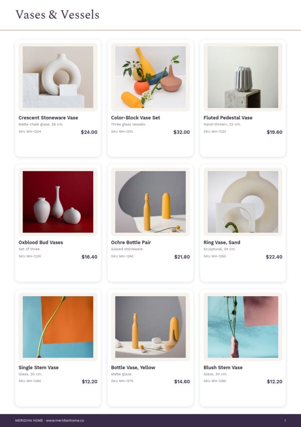 New Year Preview — product page, 3 × 3 grid