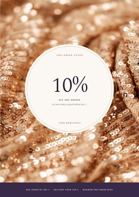 New Year Preview — Promo / Sale page