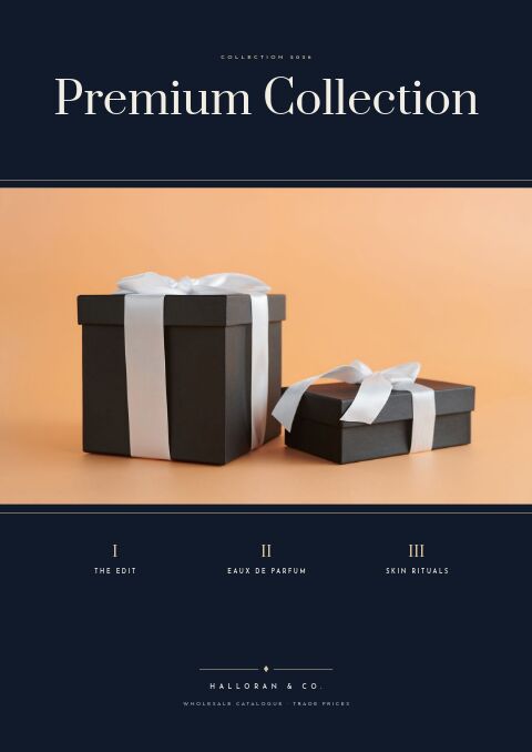 Premium Catalog — Cover · band page