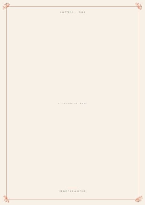 Resort Collection — Framed Blank page