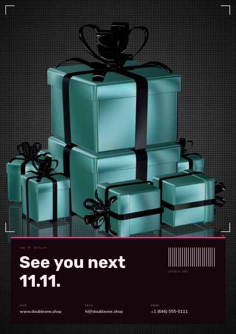 Singles’ Day 11.11 — Back Cover page