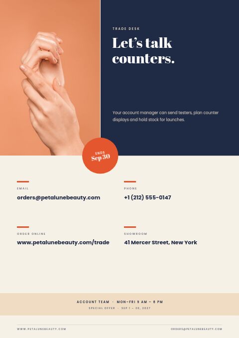 Special Offer — Contact / Info page