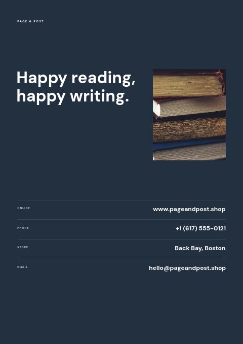 Staff Picks — Back Cover page