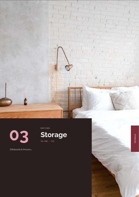 Trade Catalog — Collection Divider page