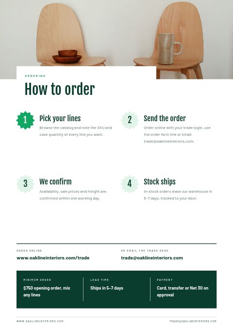 Up to 20% Off — How to Order page
