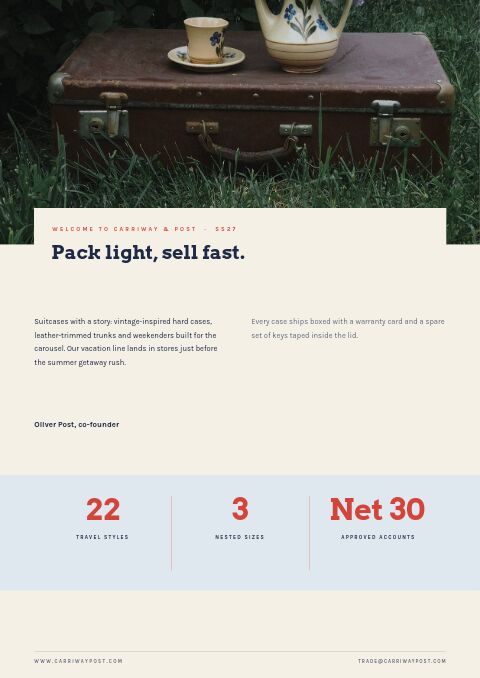 Vacation & Travel Collection — Welcome / About page