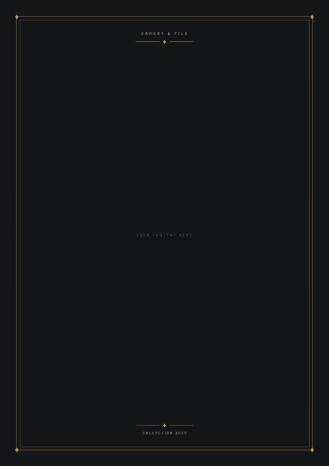 Watches Catalog — Framed Blank page