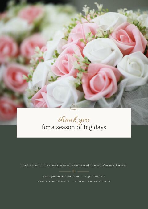 Wedding Season — Back Cover page