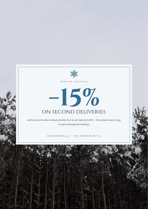 Winter Collection — Promo / Sale page