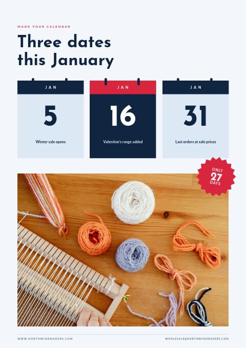 Winter Sale — Event / Launch page