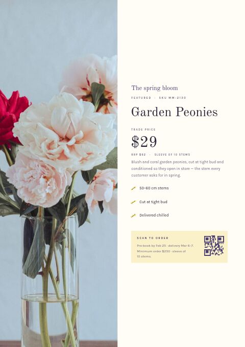 Women’s Day 8 March — Featured Product page