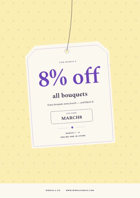 Women’s Day Gift Guide — Promo / Sale page