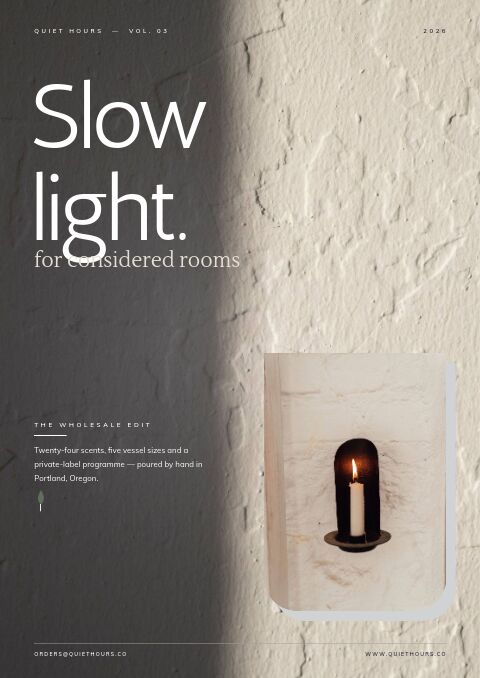 Candles & Home Fragrance — Cover · poster page