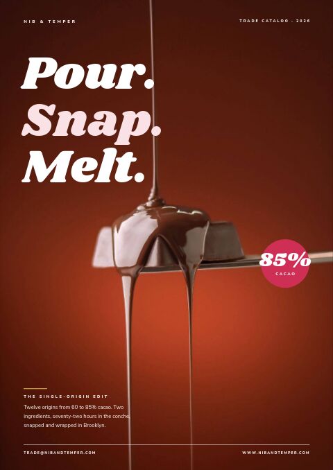Chocolate & Confectionery — Cover · poster page