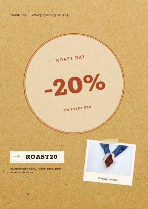 Coffee & Bakery — Promo / Sale page