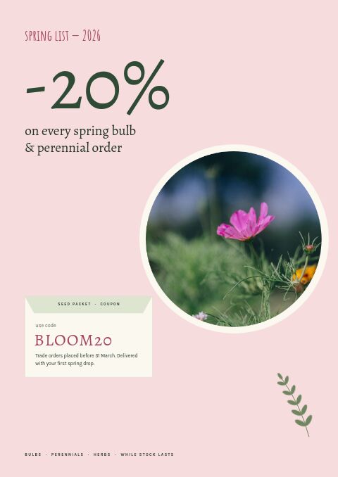 Garden & Floral — Promo / Sale page