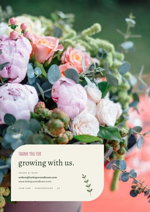 Garden & Floral — Back Cover page